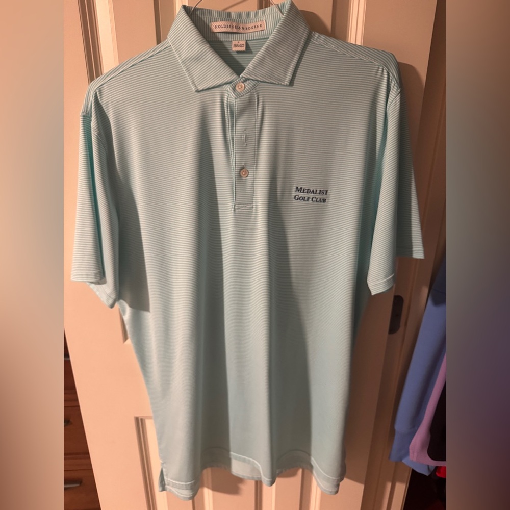 Holderness & Bourne medalist golf club polo size large